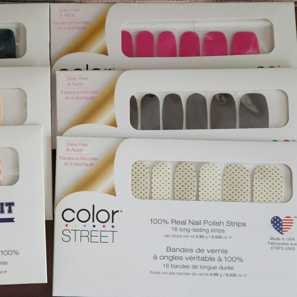 Lot of 17 sets New Color Street Nails, Nail Polish
